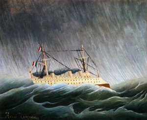 Boat in a Storm