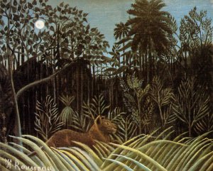 Jungle with Lion